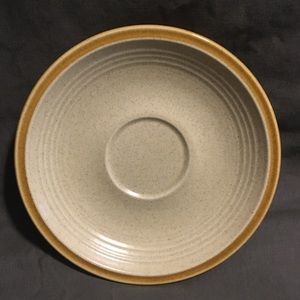 Vtg Mikasa Stoneware Saucer- Nature’s Song (Japan)